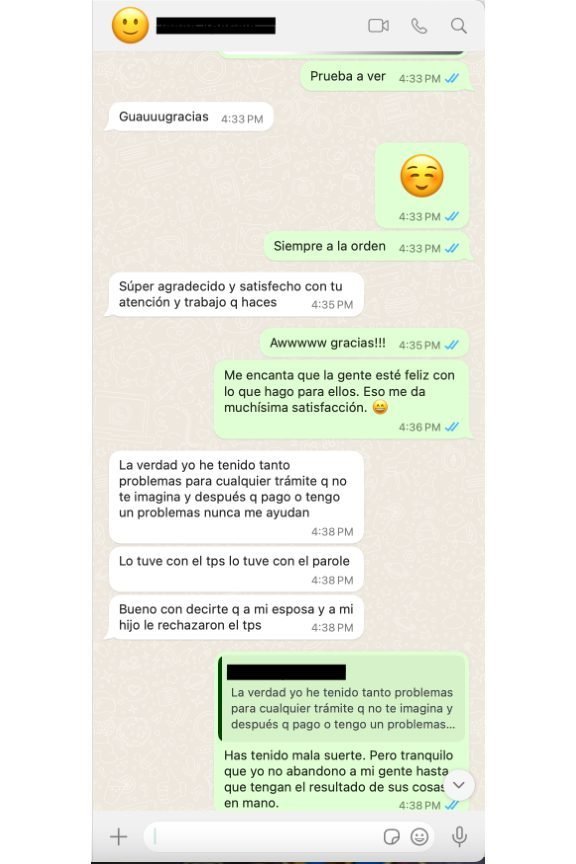 Documentos y formularios organizados en Conecta Immigration